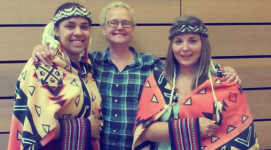 Jessica Humphries, A. Lepp, Jodi Beniuk at Indigenous Recognition Ceremony