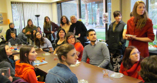 lunchtime event in the Reading Room