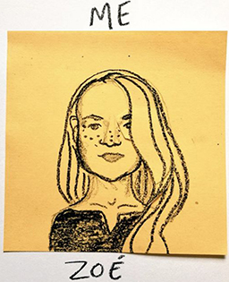 Zoe's self-portrait