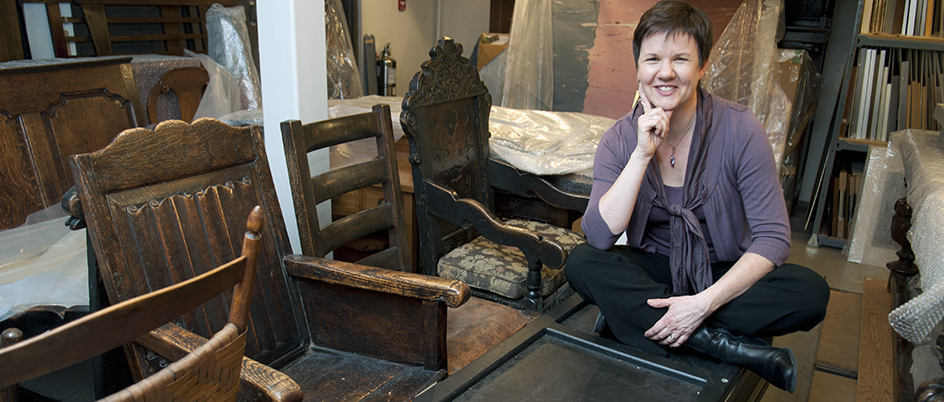 Alumna Caroline Riedel among artifacts in the University of Victoria Art Collections