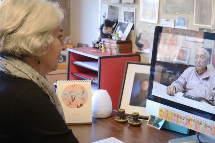 Charlotte Schallié (pictured above) oversaw the collection of 36 testimonies from Holocaust survivors, including video testimony from Jewish resistance fighter Jean Greenstein.