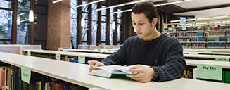 Student at a desk