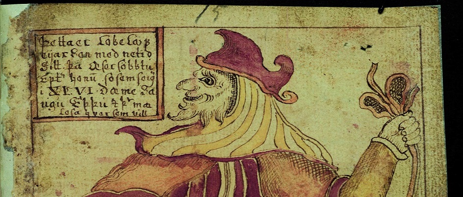 Illustration of the Norse God Loki