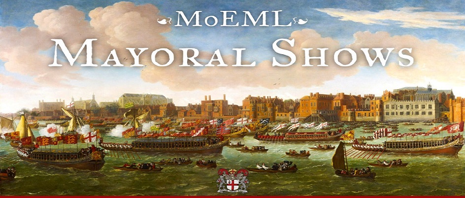"Lord Mayor's Water Procession on the Thames" and City of London Coat of Arms 