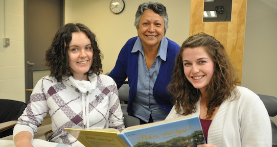 Spanish study students