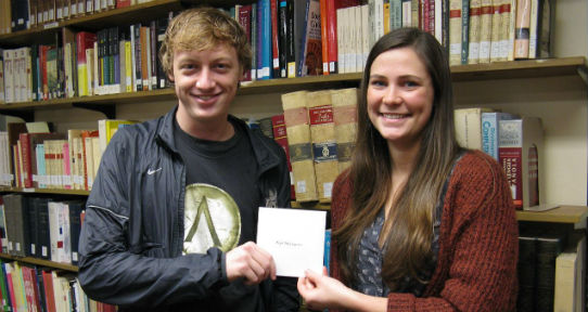 Kyle McCreaner wins journal naming prize