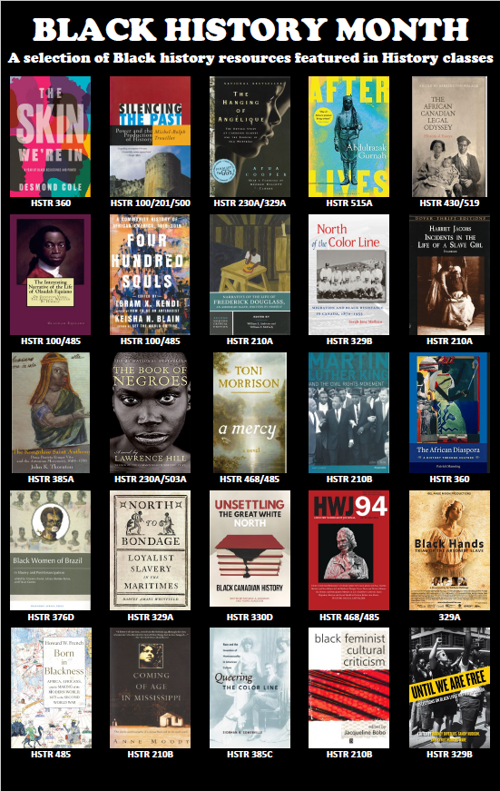 Poster of Black history books