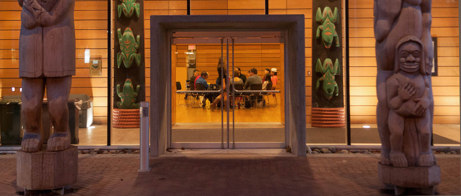 The First Peoples House on the UVic campus