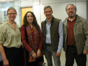 Professors McBee, de Alba-Koch, Restrepo and Russek.