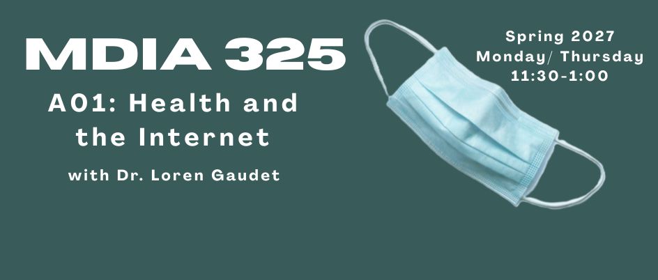 Poster with a medical mask for MDIA 325