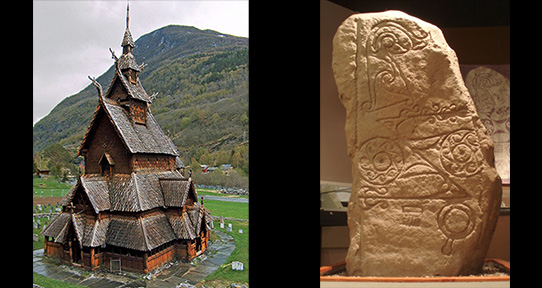 Borgund Stave and Pictish Stone