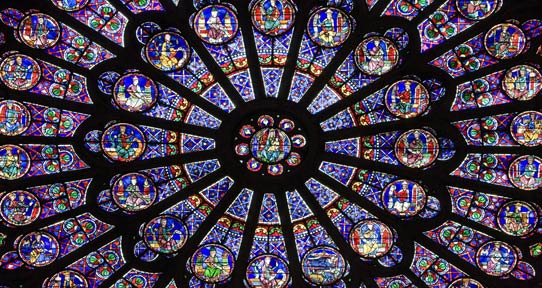 Notre Dame stained glass