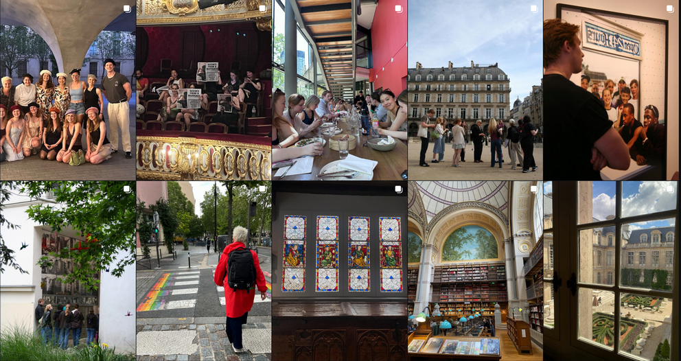 Instagram page French at UVic Paris 2026