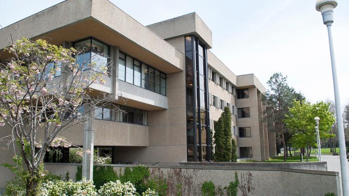 Exterior of the Clearihue building at UVic