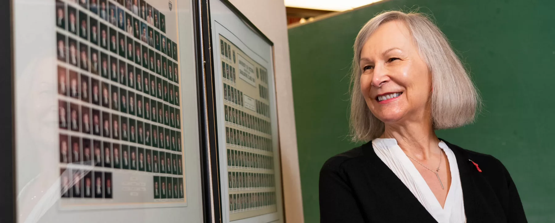 Marion Buller in law building