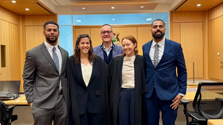 Branden Hunter, Julia Albert, Rick Williams, Ameila Perry, and Alim Ismail.