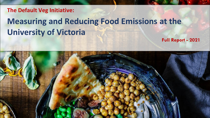 The Default Veg Initiative: Measuring and Reducing Food Emissions at the University of Victoria