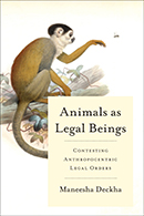 image of book cover with monkey holding scales of justice
