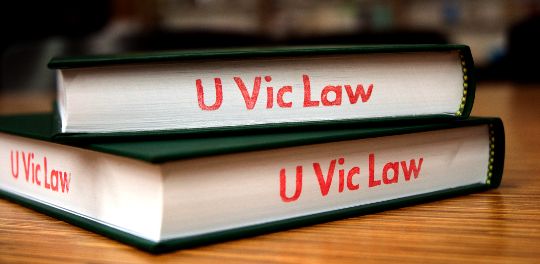 UVic Law Books Pictured in the Diana M. Priestly Law Library