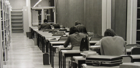 Students Hard at Work in the 1980s