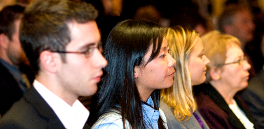 Law Students Look On During a Lecture
