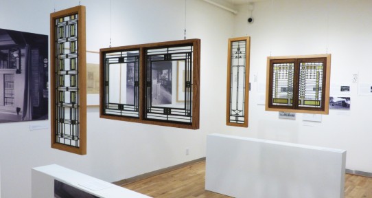 Installation view of So Long Frank Lloyd Wright