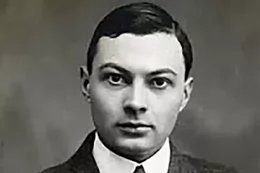 Sepia portrait of László Hudec, the Hungarian architect.