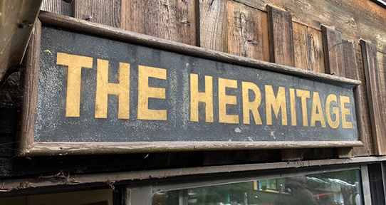 Hermitage sign