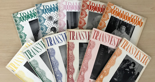 Issues of Transvestia held in Special Collections, Call Number HQ77 .T73