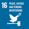 SDG16: Peace, justice and strong institutions