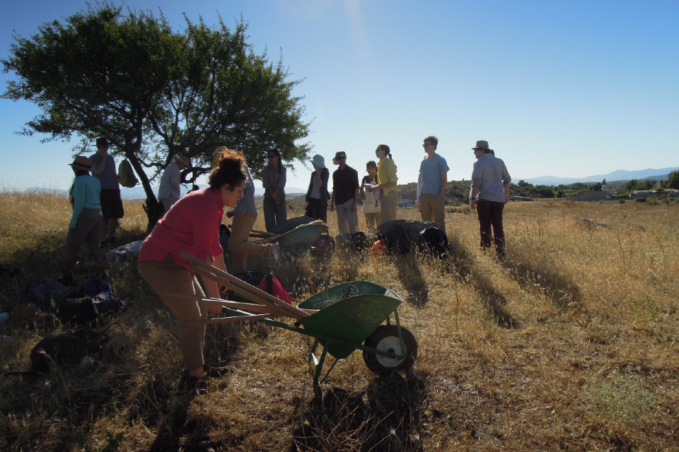 Eastern Boeotia Archaeological Project (EBAP) field school in Greece near Xenia, UVic 2013