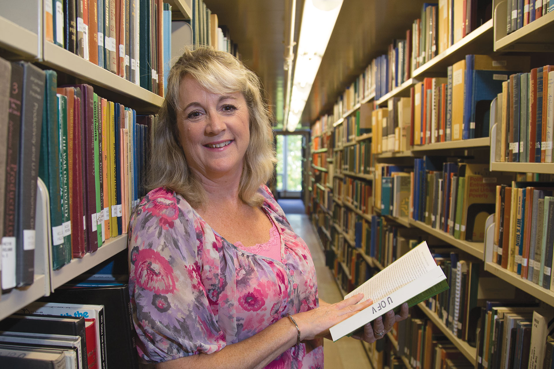 Christine Currie, Stacks Maintenance Supervisor