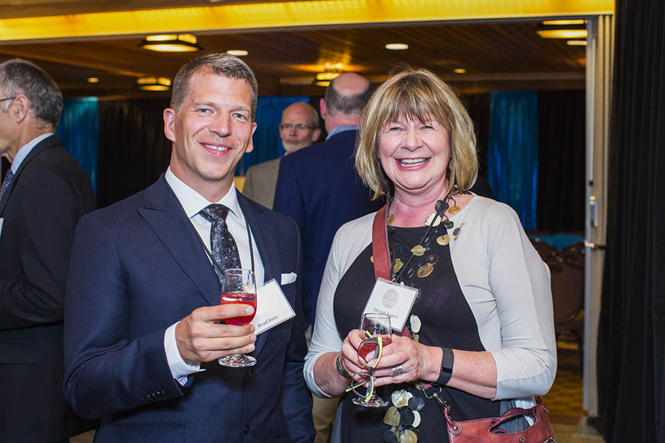 Brad Buie and Shelagh Rogers