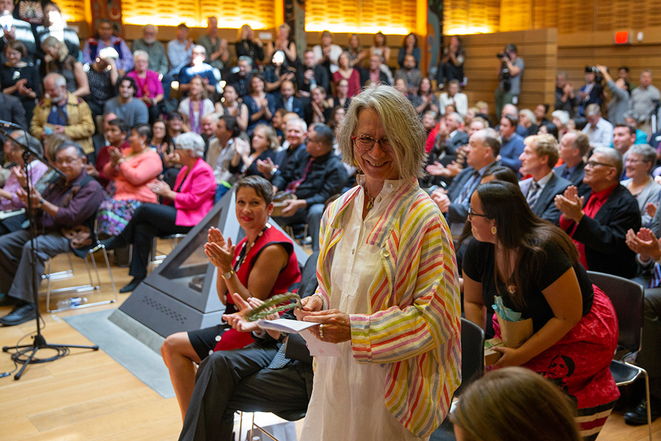 Val Napoleon in the First Peoples House