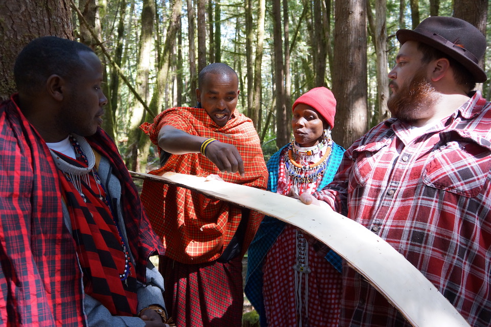 Maasai visitors
