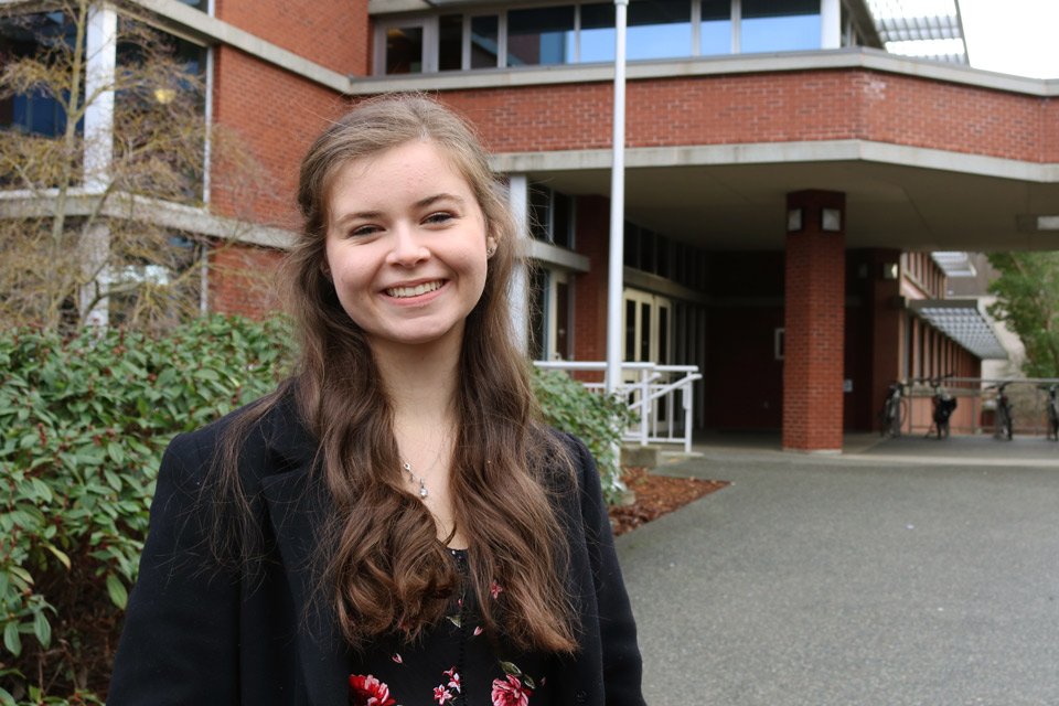 Siena Testa, UVic commerce student