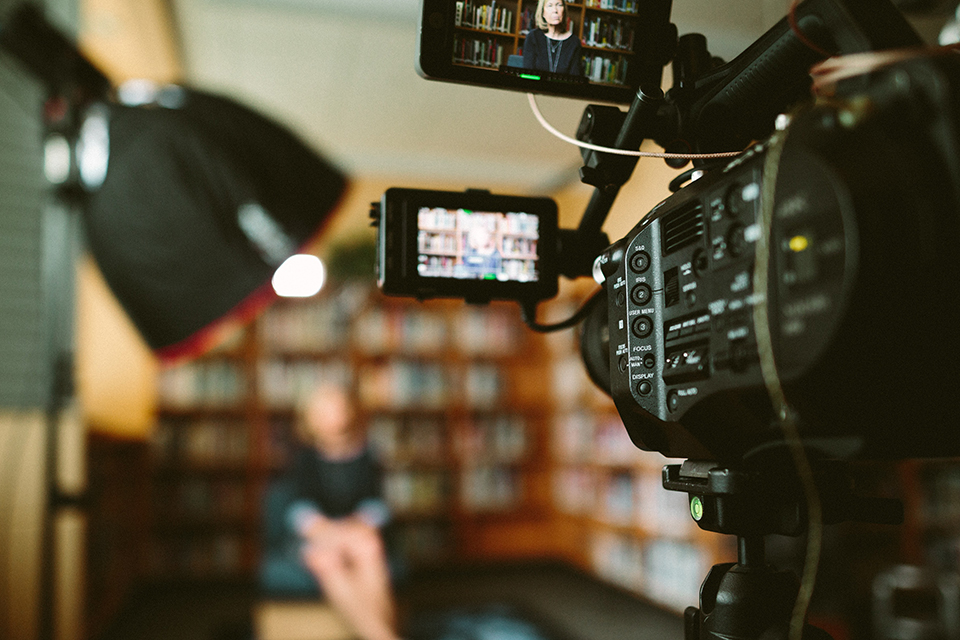 Stock photo of broadcast media in action. Credit: Sam McGhee