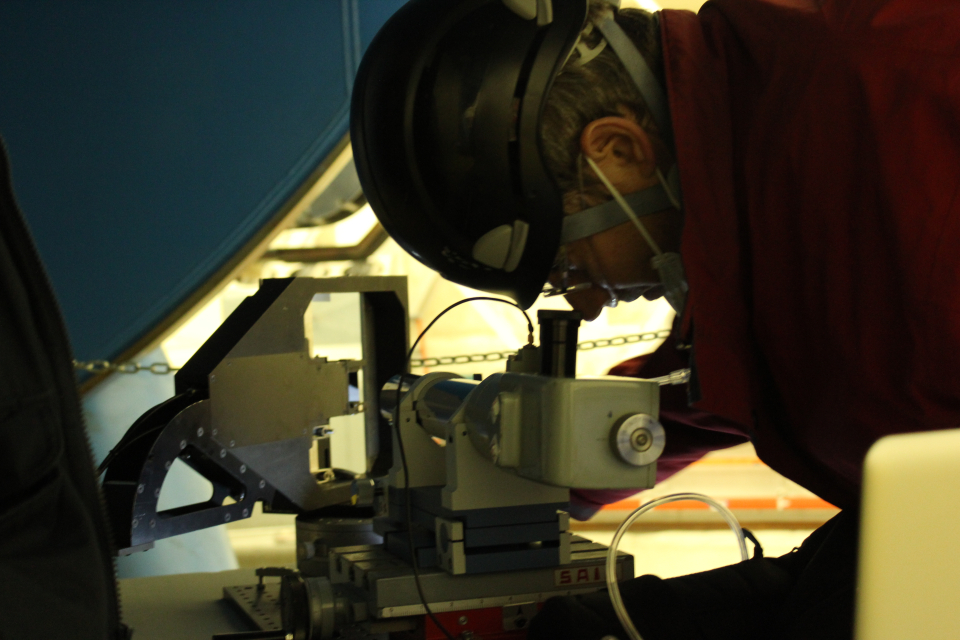 John Pazder at Gemini Telescope