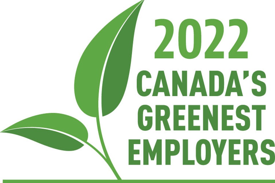 Greenest Employer 2022 logo