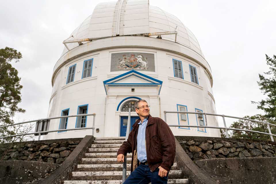 John Pazder at Dominion Astronomical Observatory