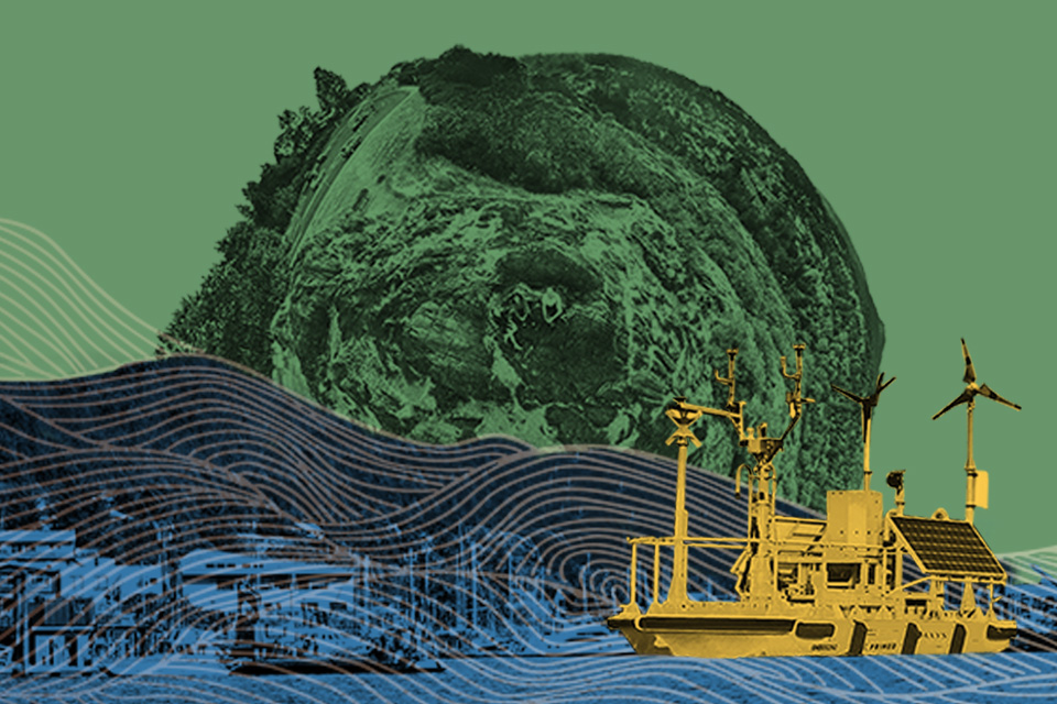 Accelerating Community Energy Transformation (ACET) is a collaborative initiative that brings together over 40 partners, including Indigenous knowledge keepers and community leaders, to create innovative place-based solutions for energy system transformation. Graphic composite: Julena Lovegrove
