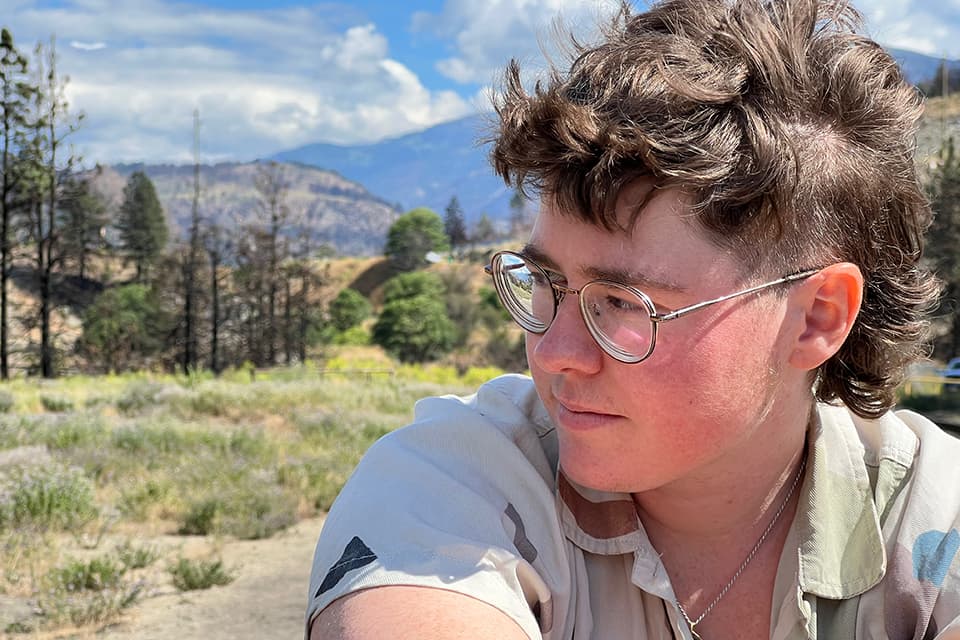 Writing graduate Aldyn Chwelos