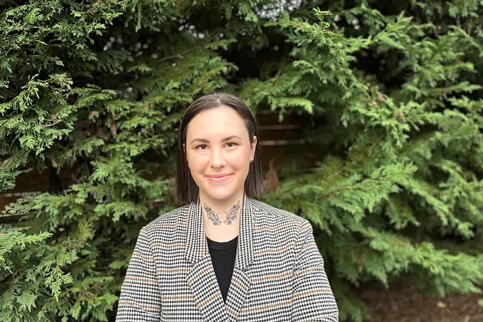 Morgan Mowatt, a Banting Postdoctoral Fellow at the University of Victoria
