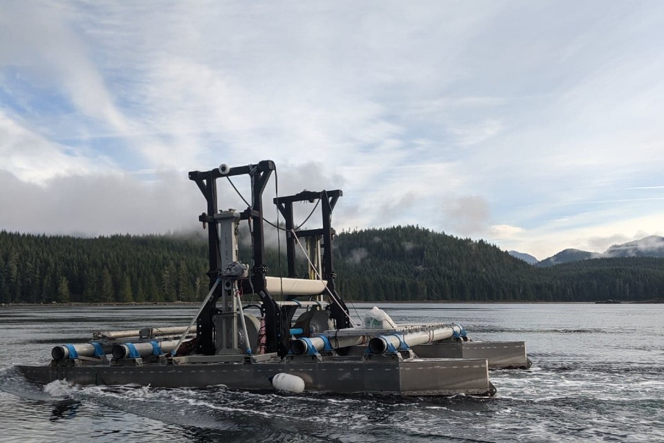 Prototype testing with the UVic-led Blind Channel off-grid tidal power project, near West Thurlow Island, are successfully demonstrating the potential for harnessing tidal currents to power off-grid communities.
