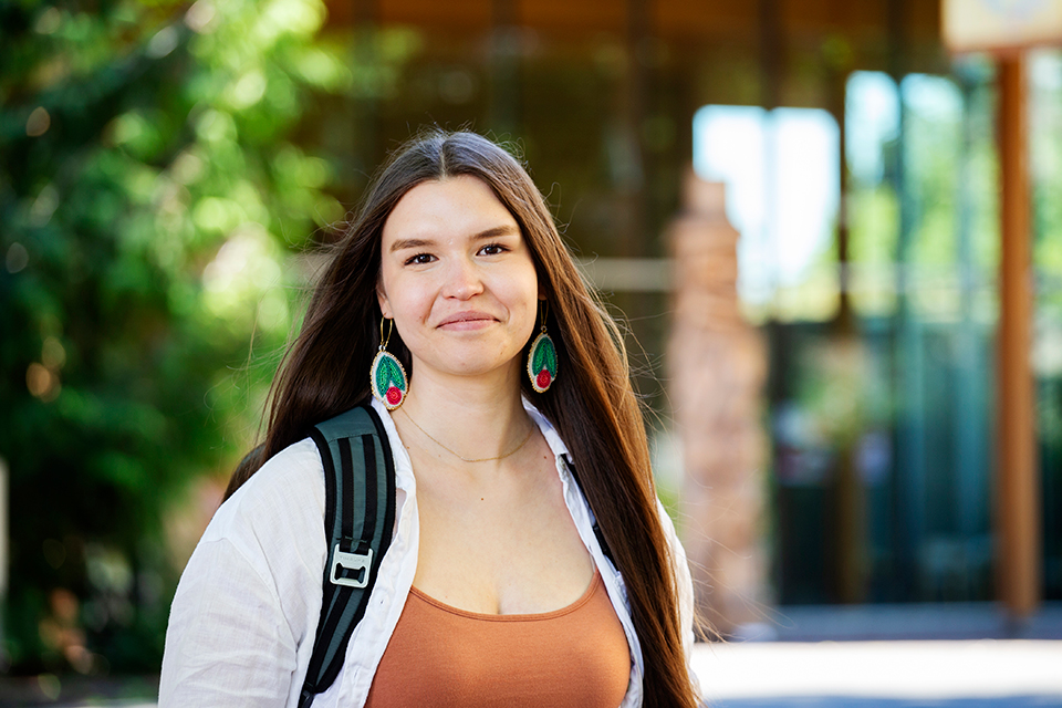 K’sana⁣ Wood⁤ Lynes-Ford. Credit: UVic Photo Services