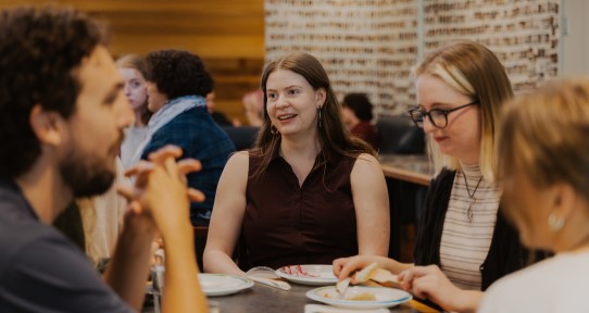 UVic graduate students attending Graduate Student Orientation