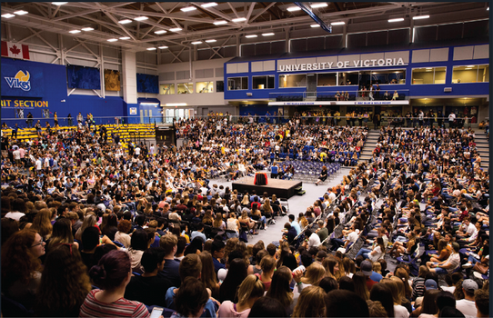 new student welcome event photo