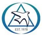 Logo for the Office of the Ombudsperson. The logo consists of a blue triangle within a blue circle. An outline of a dove is on top of the triangle.
