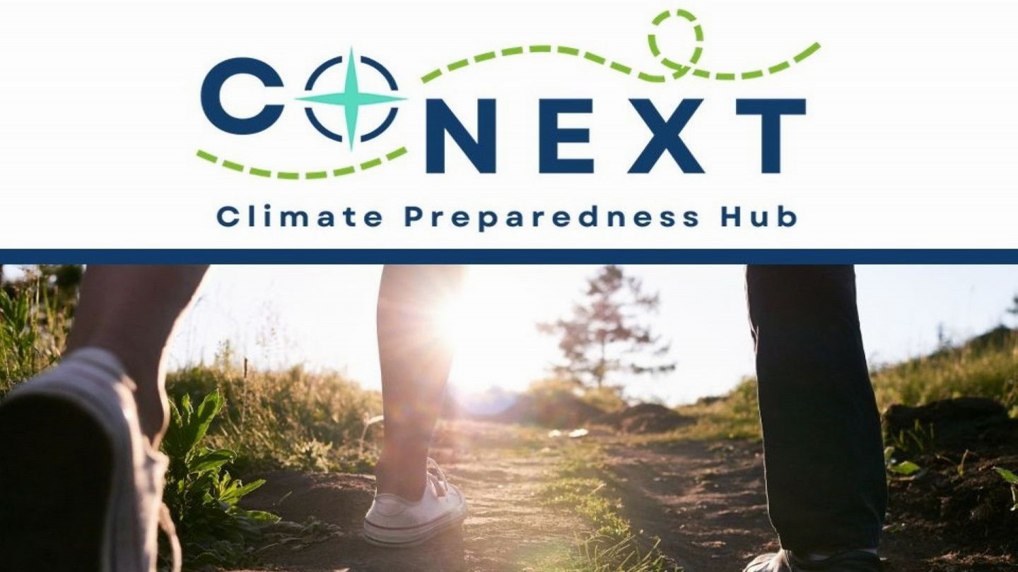 conext project with people navigating a path