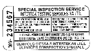 Intertek Testing Services special inspection mark